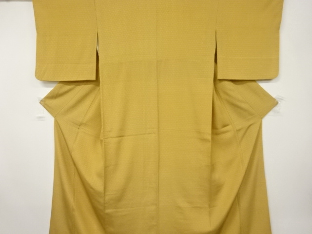 縞に抽象模様小紋着物